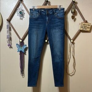 Kut from the Kloth Blue Cropped Ankle Jeans